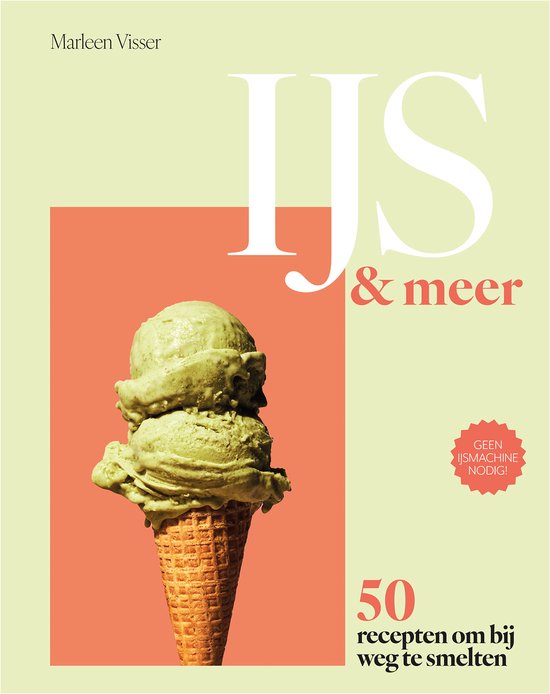 Cover IJS & meer ijs kookboek Marleen Visser
